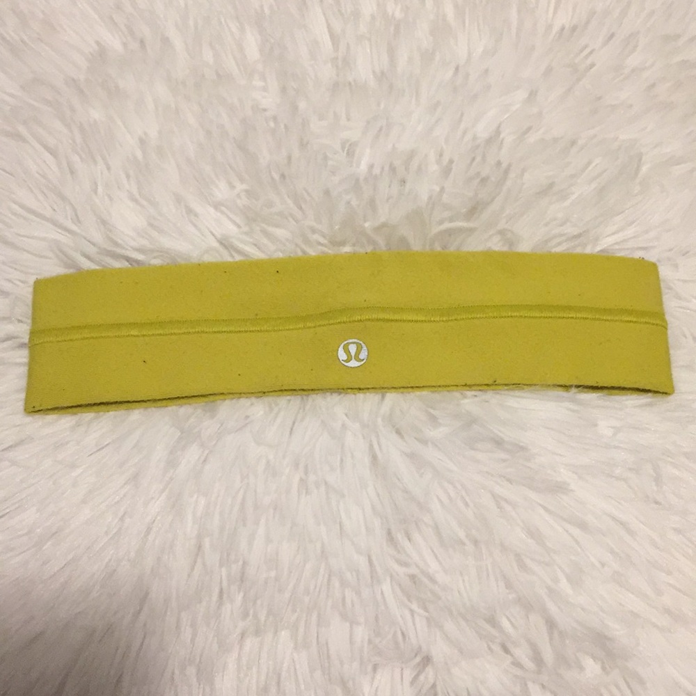 Lululemon lime green headband